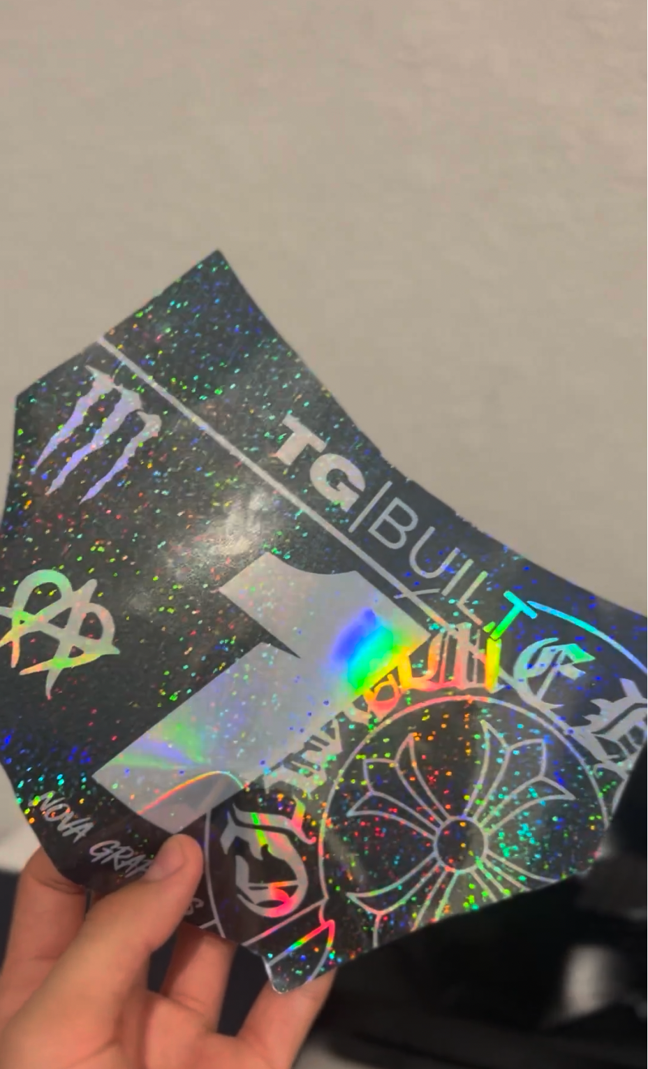 Chrome Heart Decal (Glossy + Sparkles)